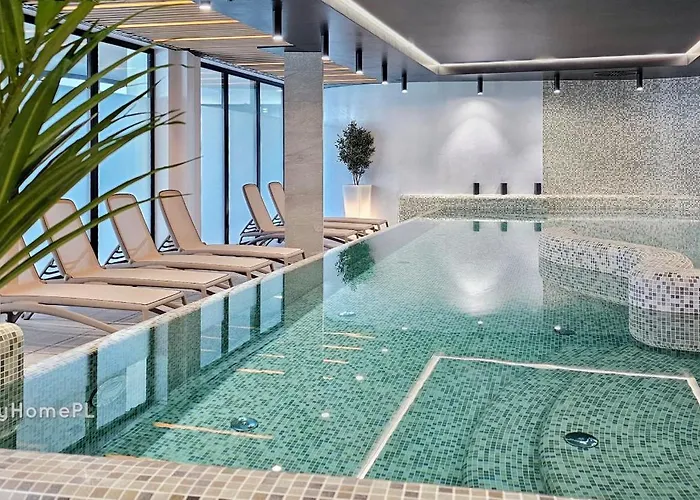 Holiday Home Baltic Waves B406 Z Sypialnia I Balkonem, Gratis Basen, Sauna, Gym
