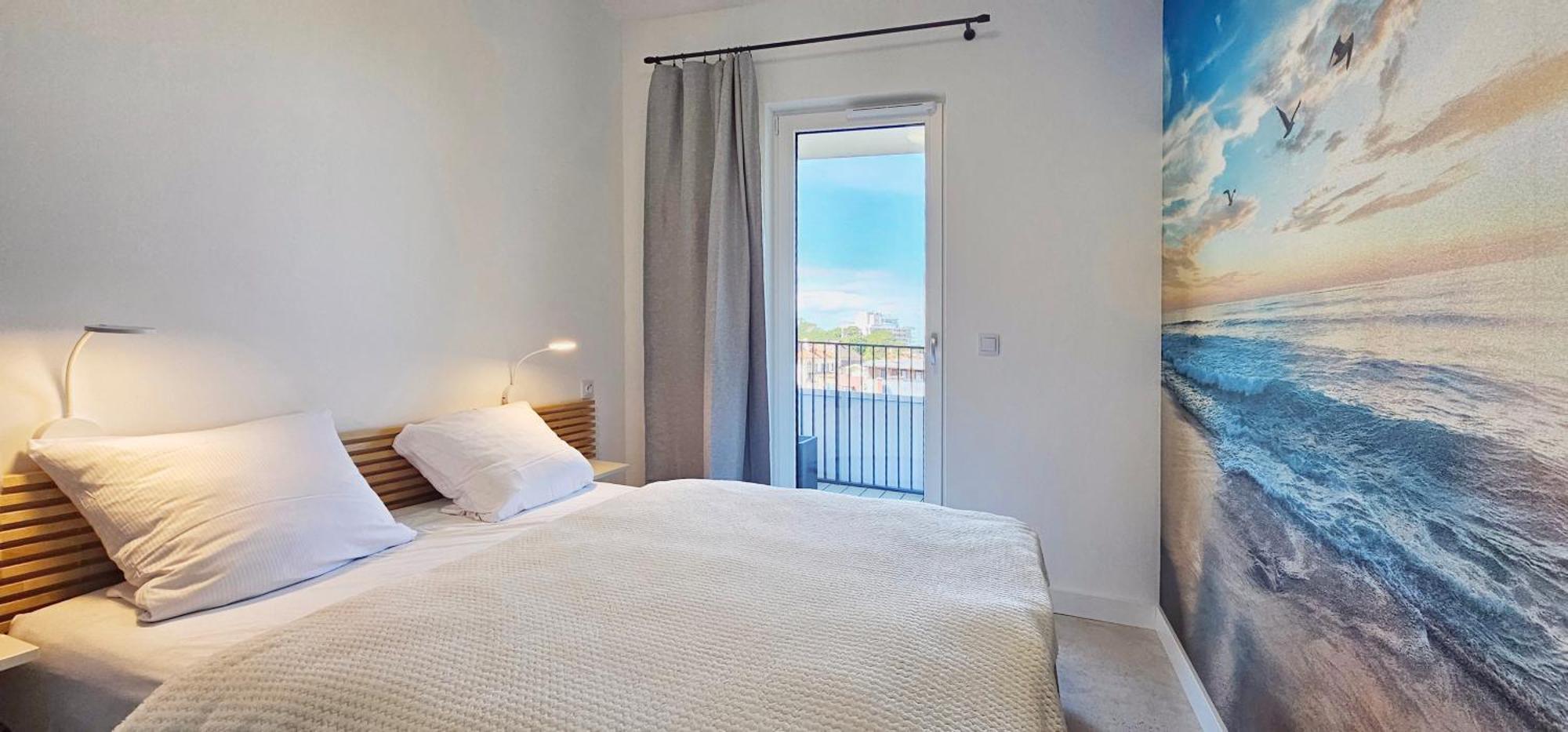Baltic Waves B406 Z Sypialnia I Balkonem, Gratis Basen, Sauna, Gym Apartment Misdroy