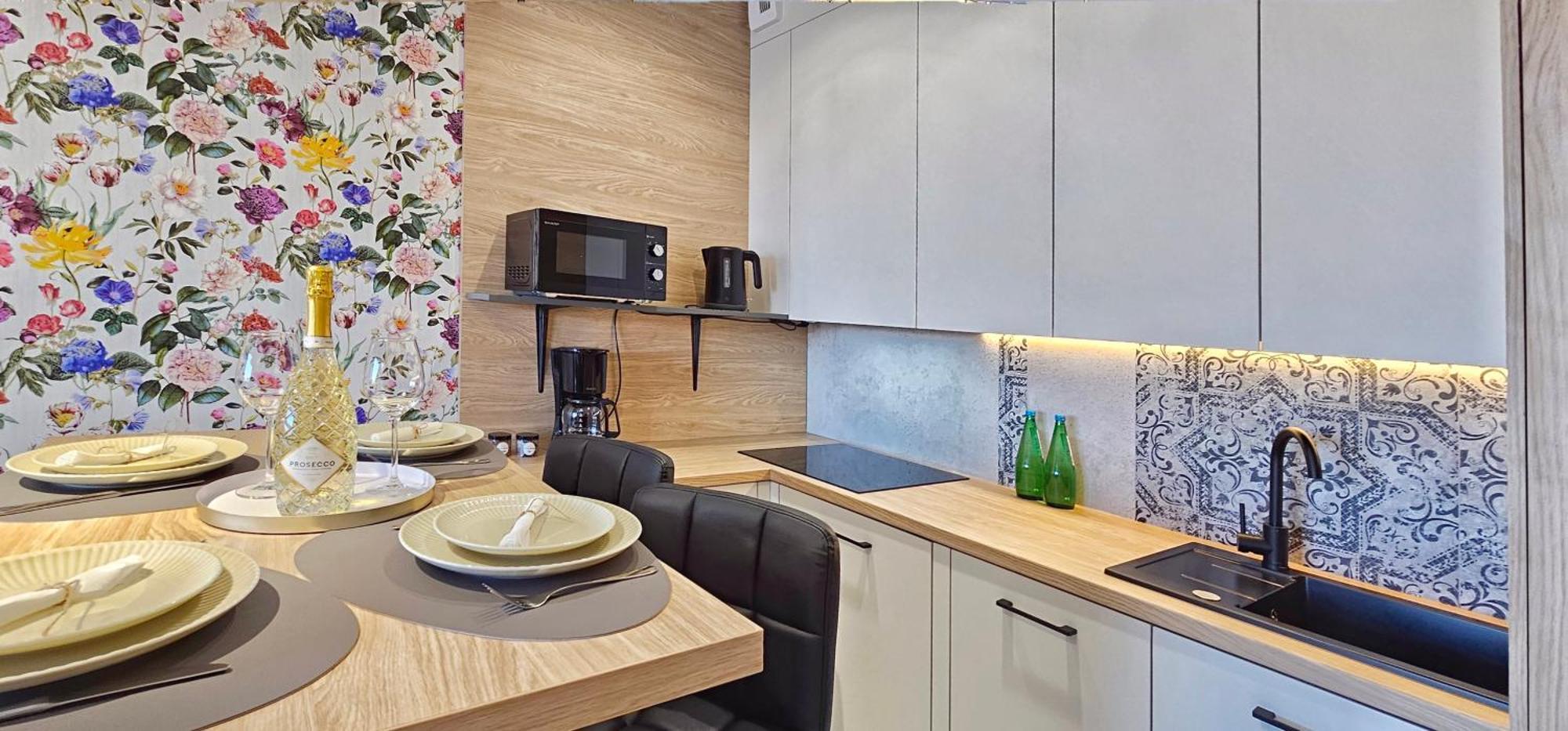 Baltic Waves B406 Z Sypialnia I Balkonem, Gratis Basen, Sauna, Gym Apartamento