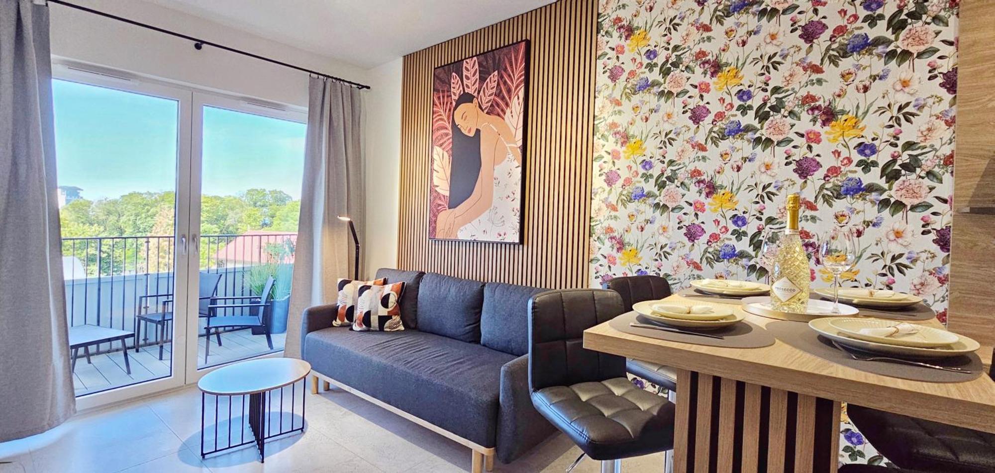 Baltic Waves B406 Z Sypialnia I Balkonem, Gratis Basen, Sauna, Gym Apartamento Miedzyzdroje