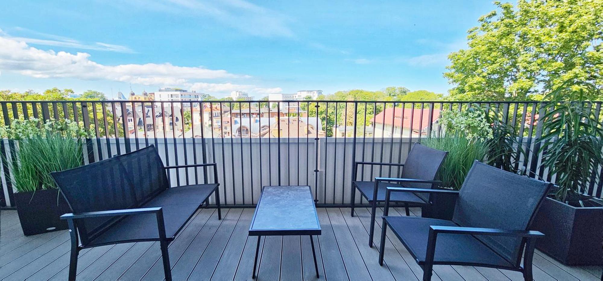 Apartment Baltic Waves B406 Z Sypialnia I Balkonem, Gratis Basen, Sauna, Gym *