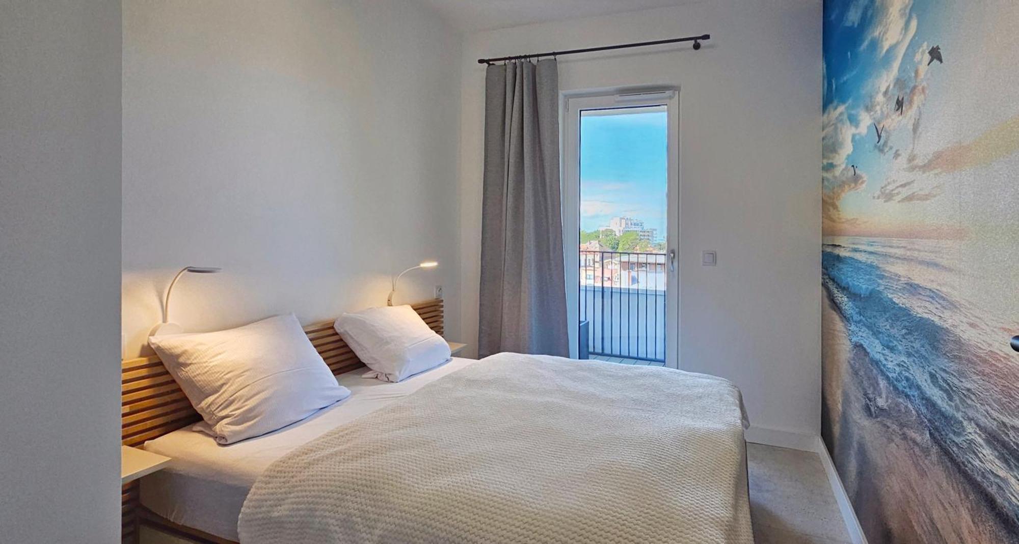 Baltic Waves B406 Z Sypialnia I Balkonem, Gratis Basen, Sauna, Gym *