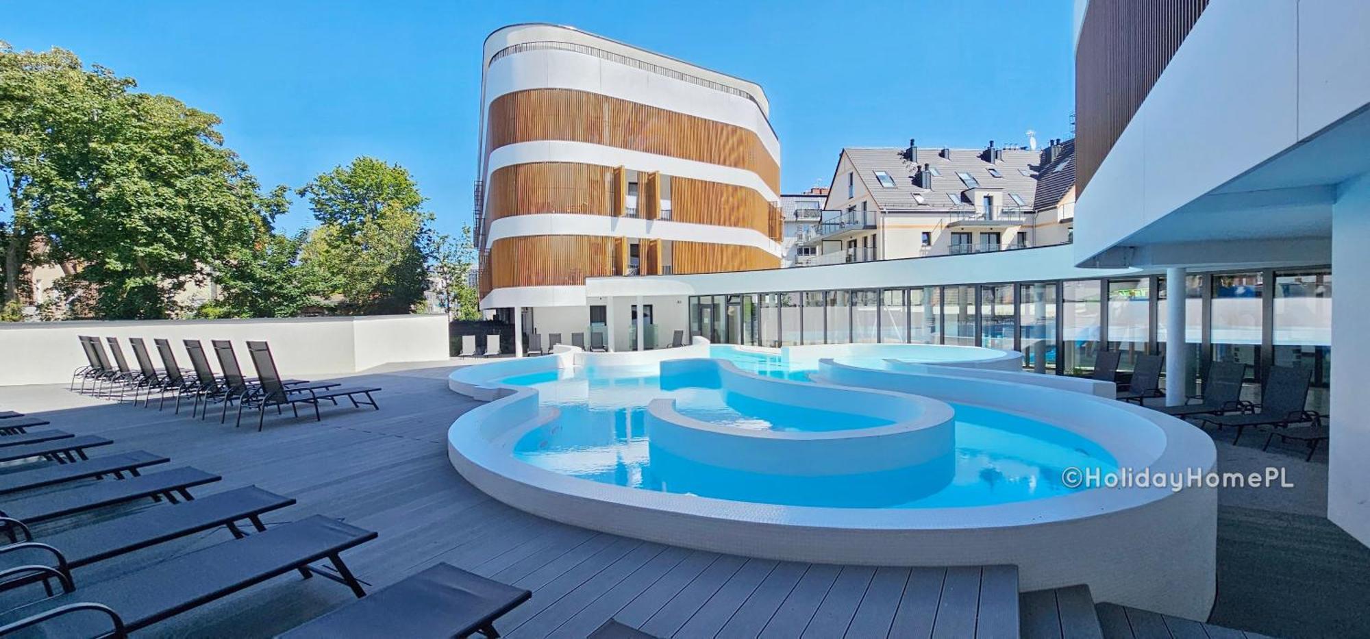 Baltic Waves B406 Z Sypialnia I Balkonem, Gratis Basen, Sauna, Gym * Miedzyzdroje