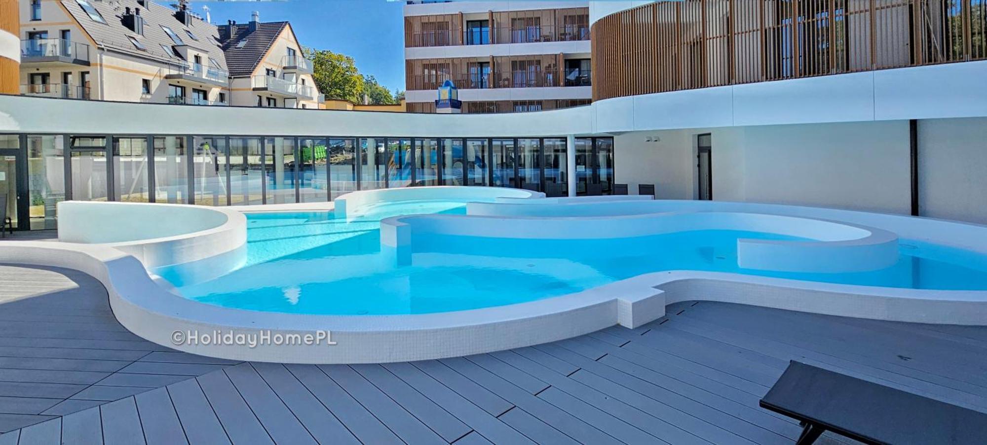 Baltic Waves B406 Z Sypialnia I Balkonem, Gratis Basen, Sauna, Gym Misdroy